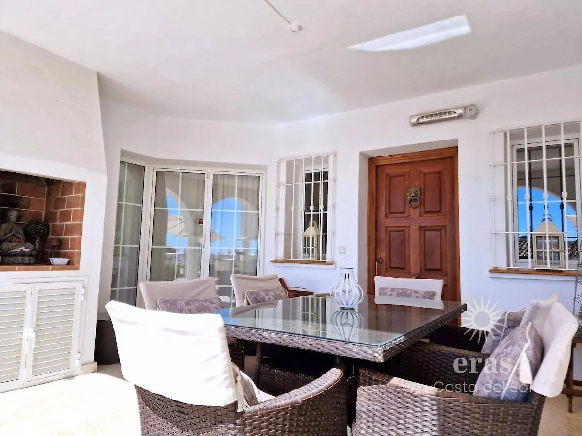Villa With Pool, Jacuzzi, Barbecue, Garden And Privacy V215 Mijas Costa